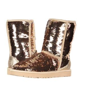 *Brand New* Ugg gold sequin boots